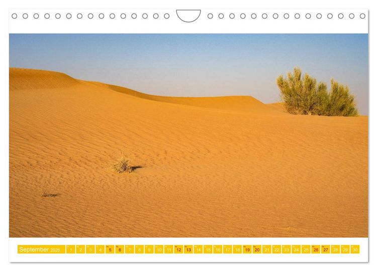 Produktbild: Die W&uuml;ste von Dubai (Wandkalender 2026 DIN A4 quer), CALVENDO Monatskalender