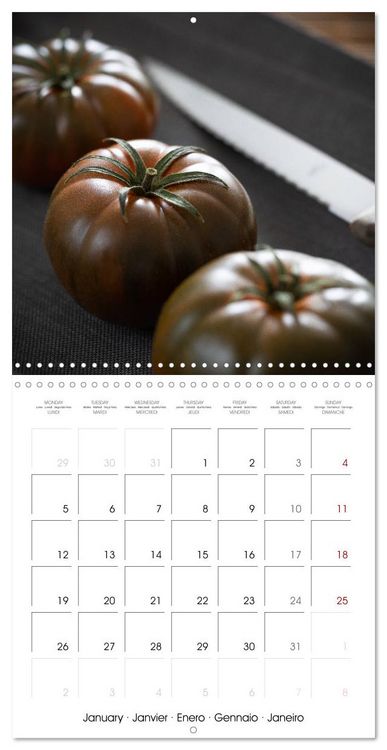 Produktbild: Aesthetic fruit and veggies (Wall Calendar 2026 12 &times; 12 Inch) CALVENDO 12 Month Wall Calendar