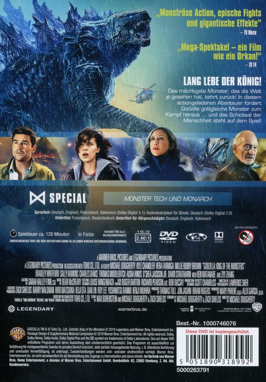 Produktbild: Godzilla II - King of the Monsters