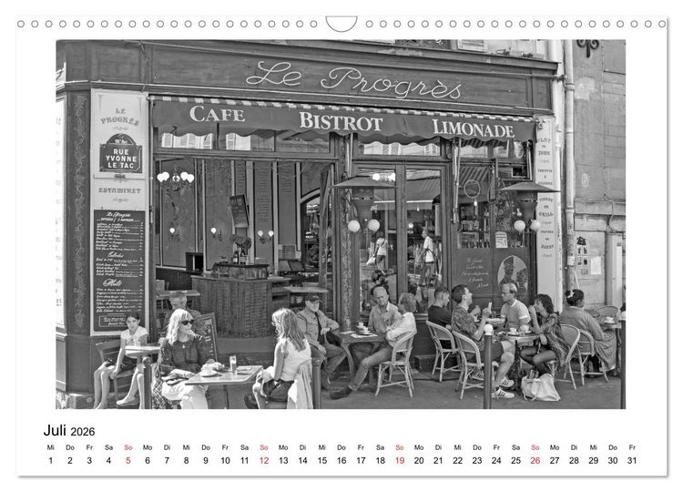 Produktbild: Paris vive la m&eacute;tropole (Wandkalender 2026 DIN A3 quer), CALVENDO Monatskalender
