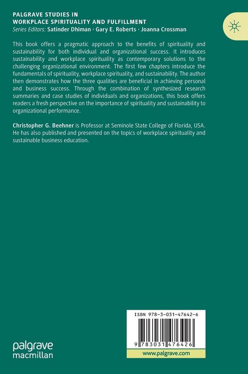 Produktbild: Spirituality, Sustainability, and Success