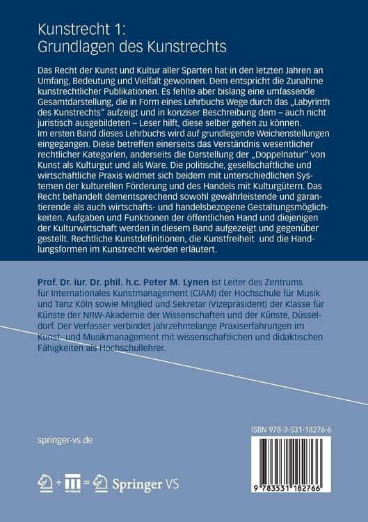 Produktbild: Kunstrecht 1: Grundlagen des Kunstrechts