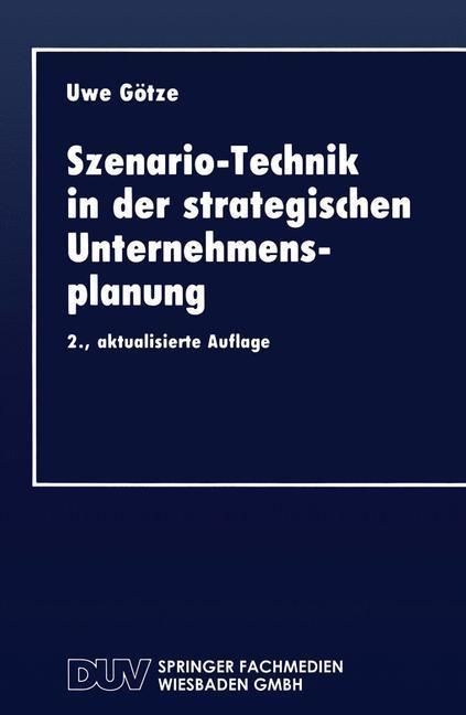 Produktbild: Szenario-Technik in der strategischen Unternehmensplanung