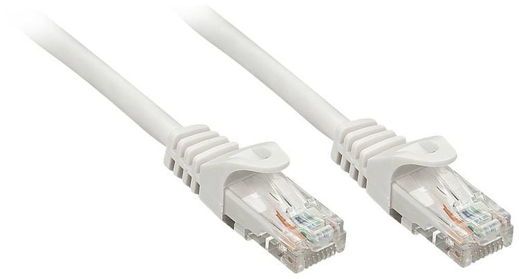 Produktbild: LINDY 48405 RJ45 Patchkabel CAT 5e F/UTP 10.00m Grau 1St.