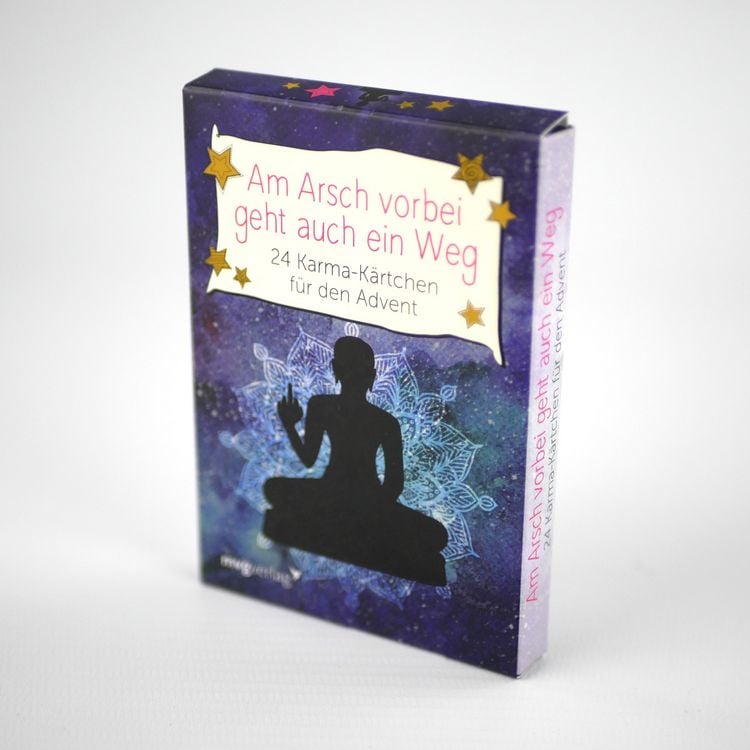 Produktbild: Am Arsch vorbei geht auch ein Weg &ndash; 24 Karma-K&auml;rtchen f&uuml;r den Advent