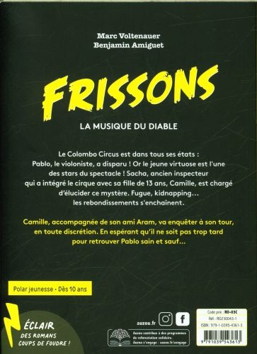 Produktbild: Frissons : la musique du diable