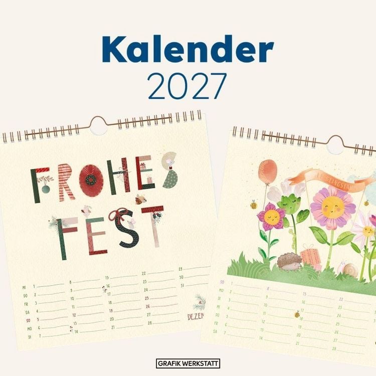Produktbild: Wandkalender quadratisch 2027 Lieblingstage