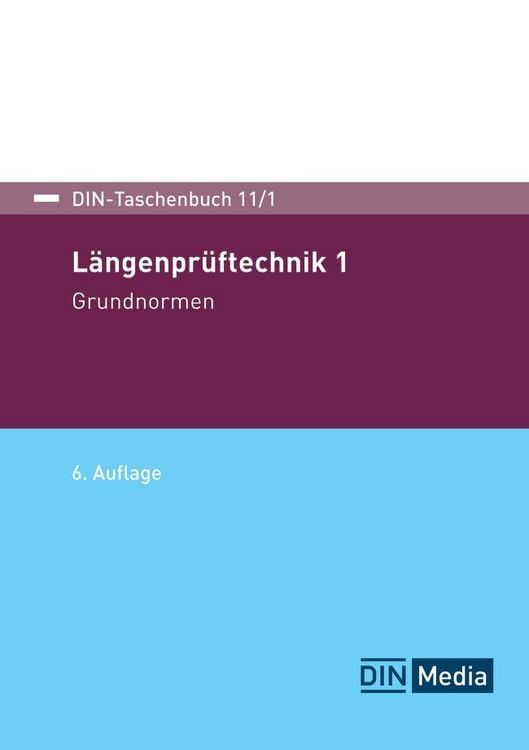 Produktbild: DIN-Taschenbuch 11/1