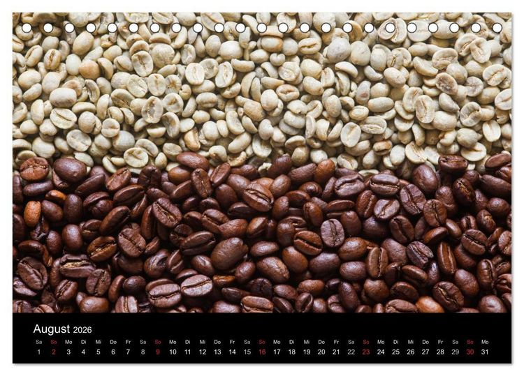 Produktbild: Kaffeezeit (Tischkalender 2026 DIN A5 quer), CALVENDO Monatskalender