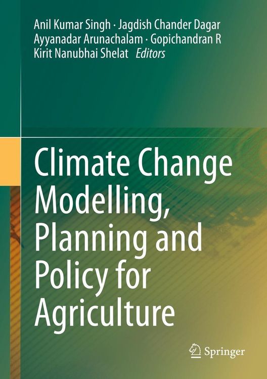 Produktbild: Climate Change Modelling, Planning and Policy for Agriculture