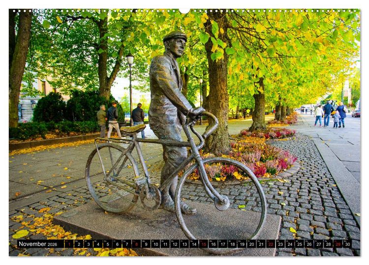 Produktbild: Oslo Impressionen (hochwertiger Premium Wandkalender 2026 DIN A2 quer), Kunstdruck in Hochglanz