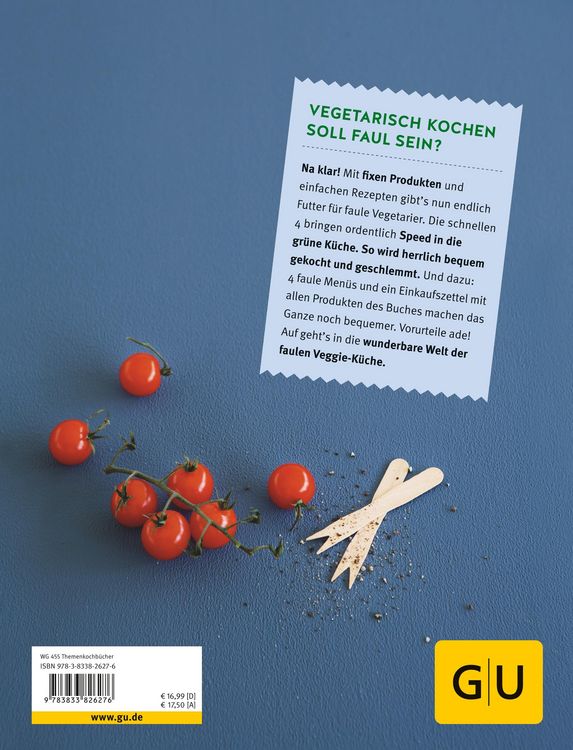Produktbild: Vegetarisch f&uuml;r Faule