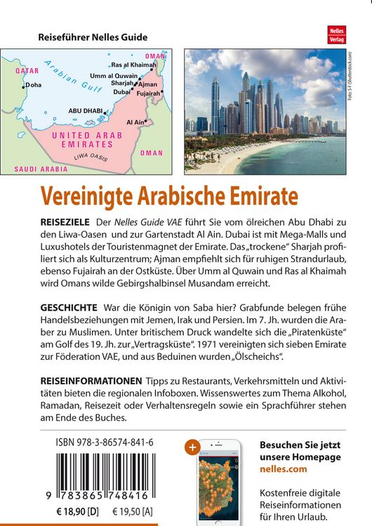 Produktbild: Nelles Guide Reisef&uuml;hrer Vereinigte Arabische Emirate
