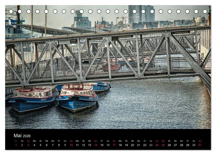 Produktbild: Hamburg (Tischkalender 2026 DIN A5 quer), CALVENDO Monatskalender