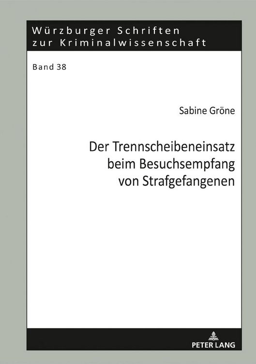 Produktbild: Der Trennscheibeneinsatz beim Besuchsempfang von Strafgefangenen