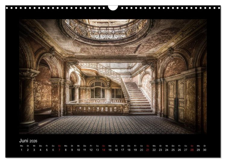 Produktbild: Lost Places - verlassene Orte vergangener Glanz (Wandkalender 2026 DIN A3 quer), CALVENDO Monatskalender