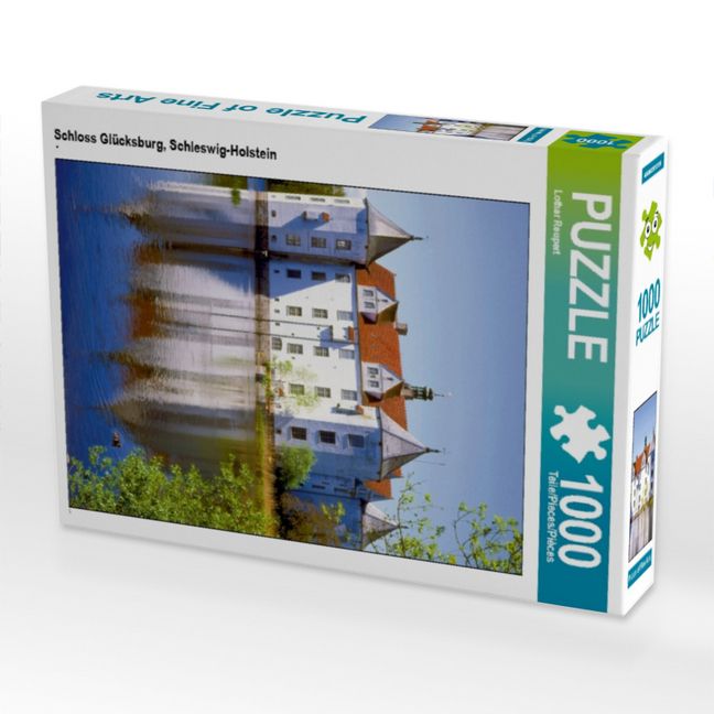Produktbild: CALVENDO Puzzle Schloss Gl&uuml;cksburg, Schleswig-Holstein | 1000 Teile Lege-Gr&ouml;&szlig;e 64x48cm Foto-Puzzle f&uuml;r gl&uuml;ckliche Stunden