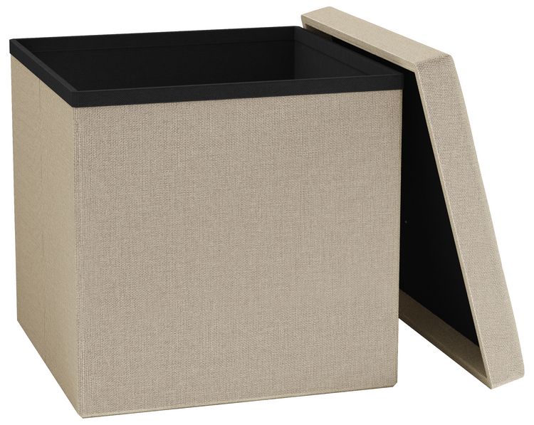 Produktbild: Stoff Sitztruhe Sitzbank Truhe Box Hocker Boxas
