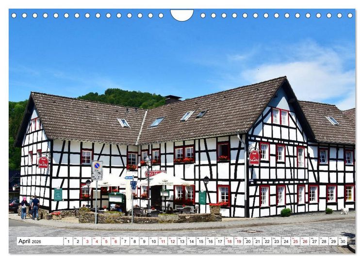 Produktbild: Fachwerkh&auml;user - Historische Geb&auml;ude rund um Simmerath (Wandkalender 2026 DIN A4 quer), CALVENDO Monatskalender