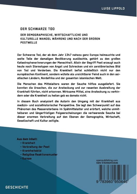 Produktbild: Der Schwarze Tod