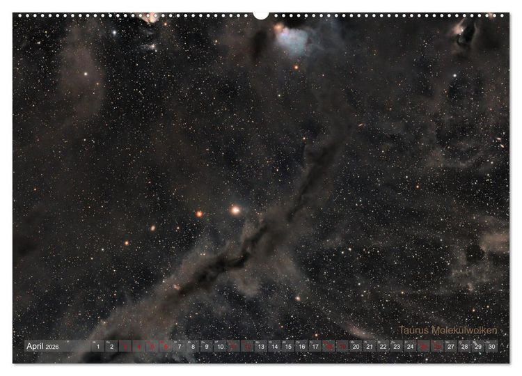 Produktbild: Deep Sky Kalender (Wandkalender 2026 DIN A2 quer), CALVENDO Monatskalender