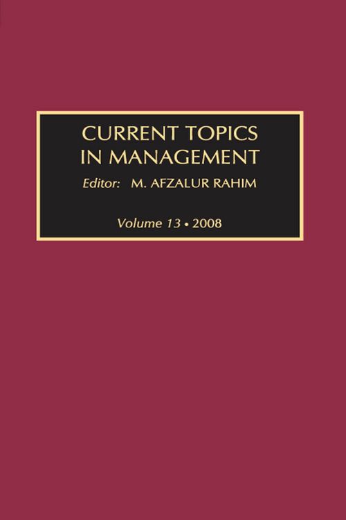 Produktbild: Current Topics in Management