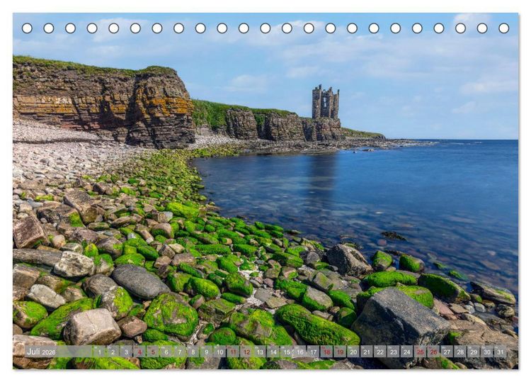 Produktbild: Schottlands NC 500, der Roadtrip durch die wilden Highlands. (Tischkalender 2026 DIN A5 quer), CALVENDO Monatskalender