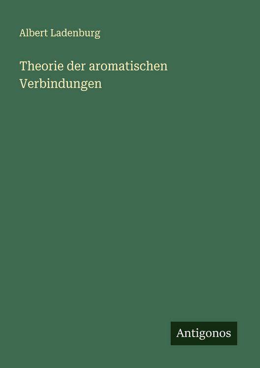 Produktbild: Theorie der aromatischen Verbindungen