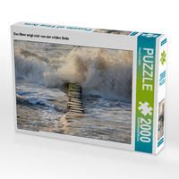 Produktbild: CALVENDO Puzzle Das Meer zeigt sich von der wilden Seite | 2000 Teile Lege-Gr&ouml;&szlig;e 90x67cm Foto-Puzzle f&uuml;r gl&uuml;ckliche Stunden