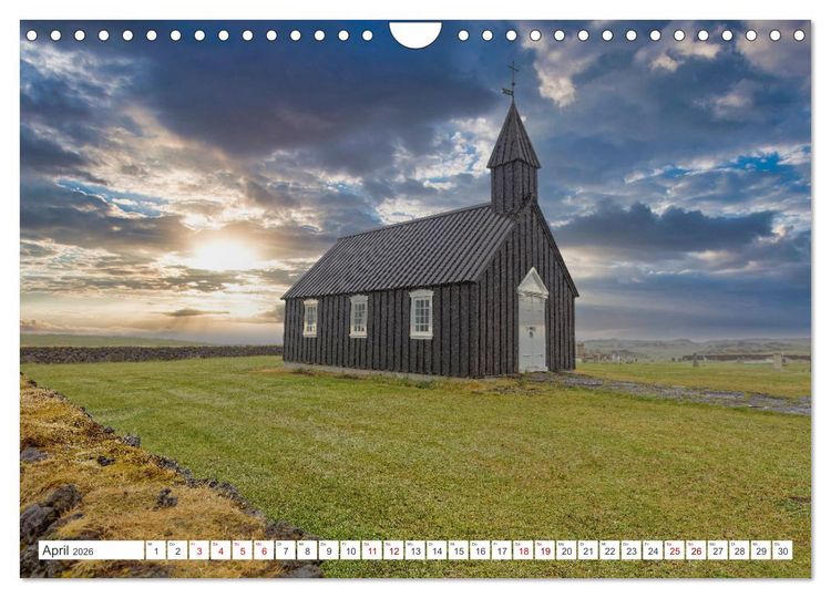 Produktbild: Die Farben Islands (Wandkalender 2026 DIN A4 quer), CALVENDO Monatskalender