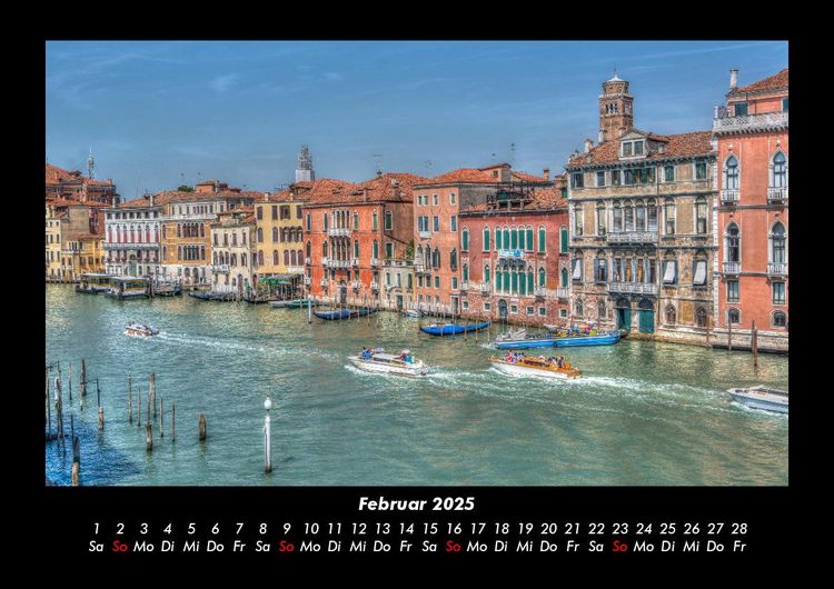 Produktbild: Venedig 2025 Fotokalender DIN A3