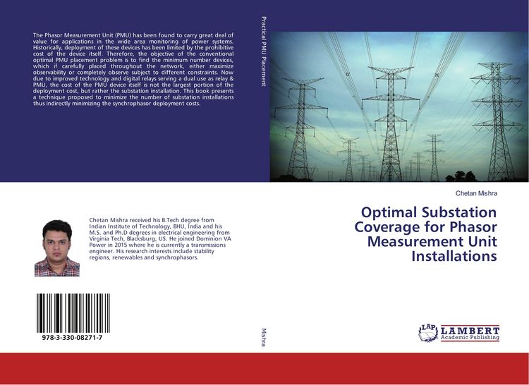 Produktbild: Optimal Substation Coverage for Phasor Measurement Unit Installations