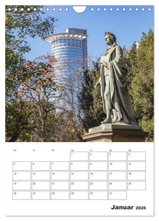 Produktbild: Frankfurt am Main - Impressionen aus der Finanzmetropole (Wandkalender 2026 DIN A4 hoch), CALVENDO Monatskalender