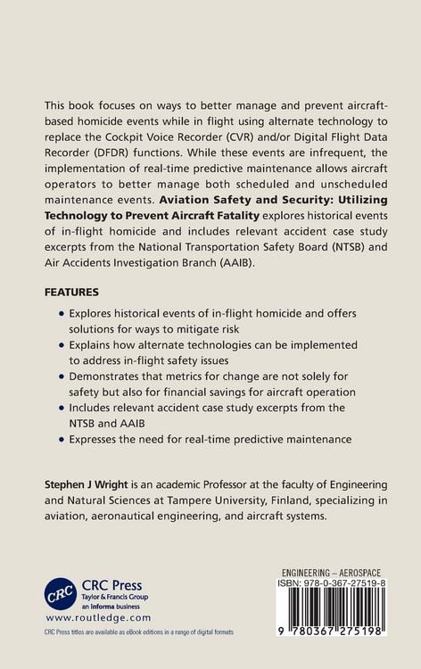Produktbild: Aviation Safety and Security