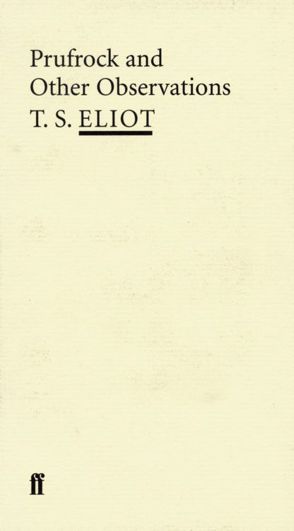 Produktbild: Prufrock and Other Observations
