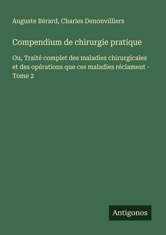 Produktbild: Compendium de chirurgie pratique