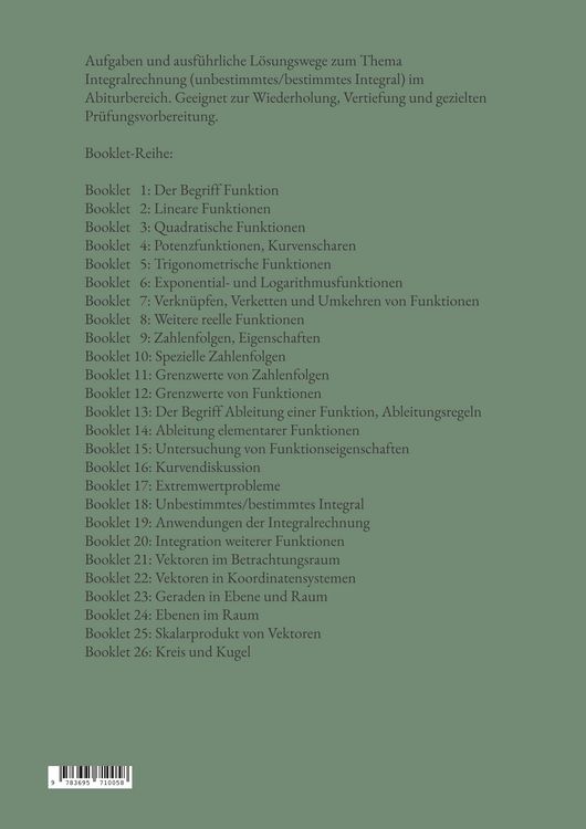 Produktbild: Mathematik f&uuml;r das Abitur
