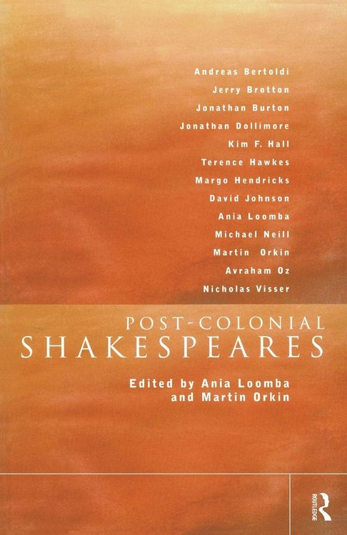 Produktbild: Post-Colonial Shakespeares