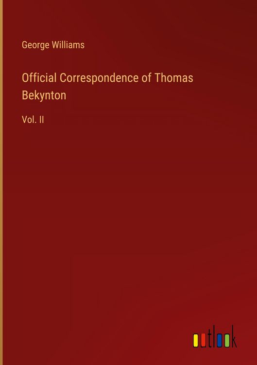 Produktbild: Official Correspondence of Thomas Bekynton