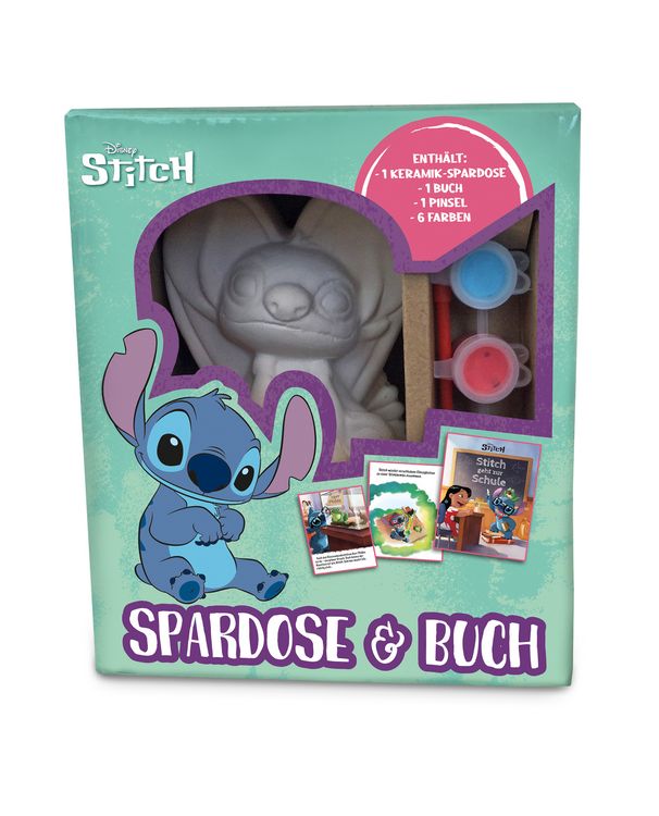 Produktbild: Disney Stitch: Spardose & Buch