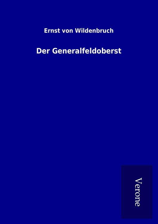 Produktbild: Der Generalfeldoberst