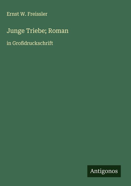 Produktbild: Junge Triebe; Roman