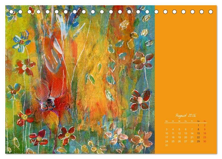 Produktbild: Blumenduft (Tischkalender 2026 DIN A5 quer), CALVENDO Monatskalender