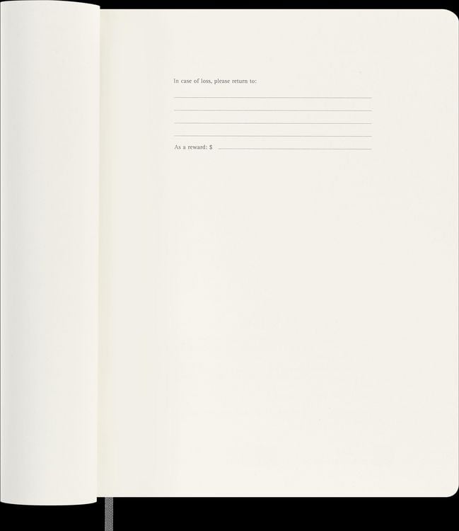 Produktbild: Moleskine Smart Notebook, Extra Large, Ruled, Black, Soft Cover (7.5 x 10)