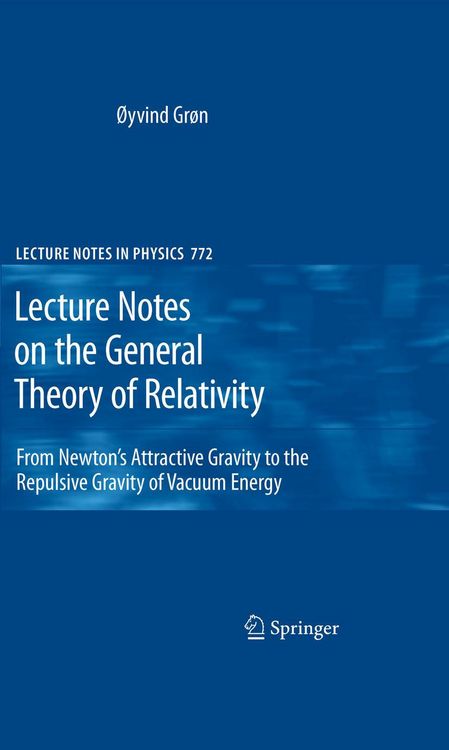 Produktbild: Lecture Notes on the General Theory of Relativity