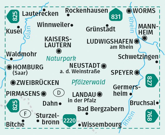 Produktbild: Pfalz, Naturpark Pf&auml;lzerwald