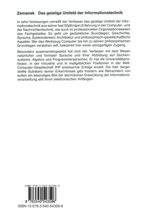 Produktbild: Das geistige Umfeld der Informationstechnik