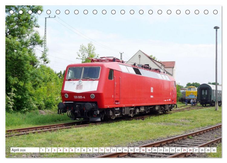 Produktbild: Die Baureihe 120 der Deutschen Bahn (Tischkalender 2026 DIN A5 quer), CALVENDO Monatskalender