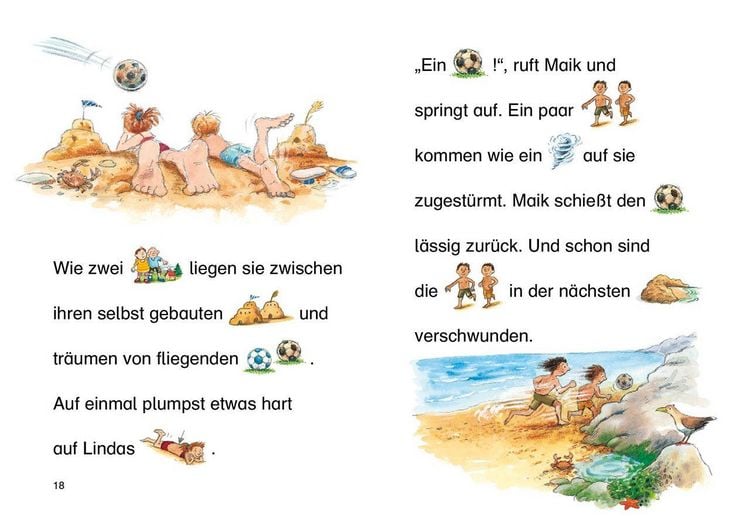 Produktbild: Lesenlernen in 3 Schritten - Die sch&ouml;nsten Fu&szlig;ballgeschichten