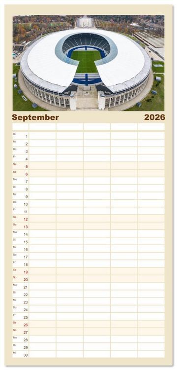 Produktbild: Familienplaner 2026 - Berlin - Reise durch die deutsche Geschichte mit 5 Spalten (Wandkalender, 21 x 45 cm) CALVENDO